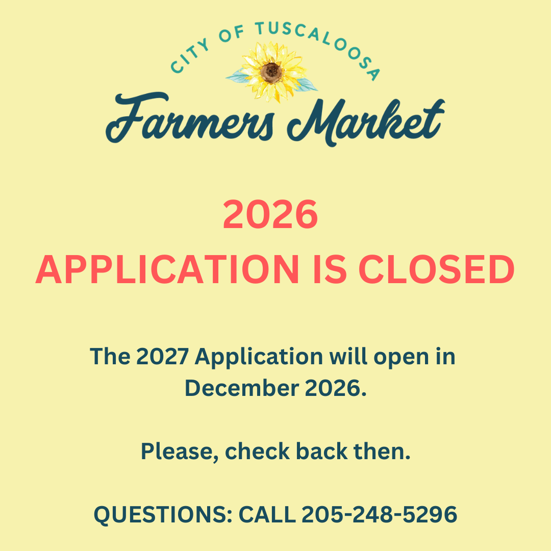 Farmers Market Application is Closed for 2026.