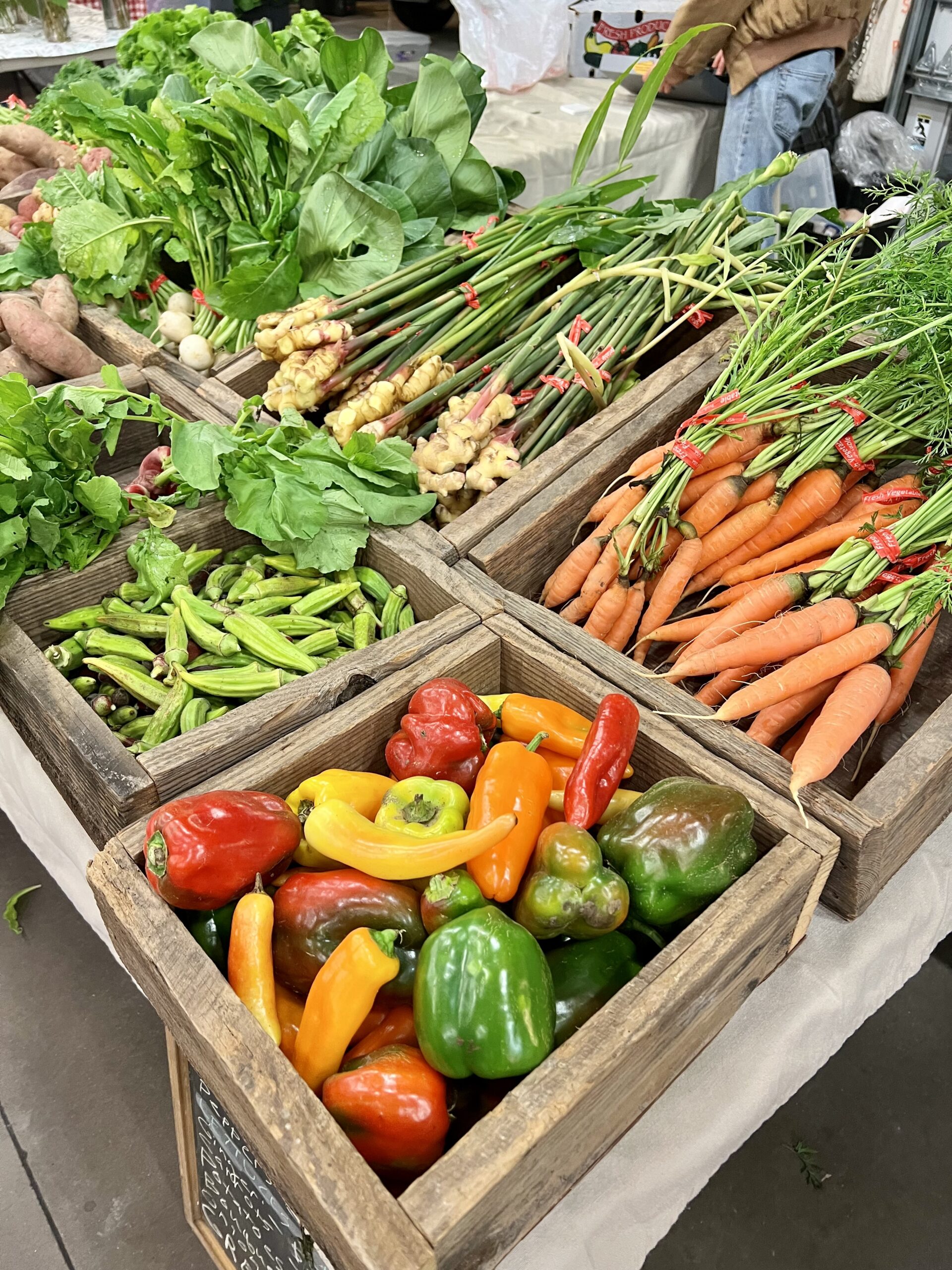 Produce from Snow's Bend Farm